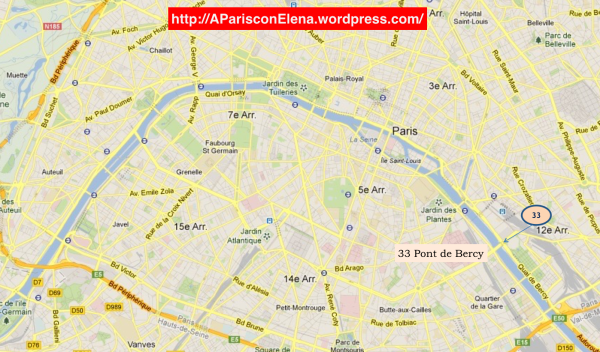 Mapa de Situación del Pont de Bercy
