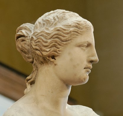 La cabeza de la Venus de Milo.